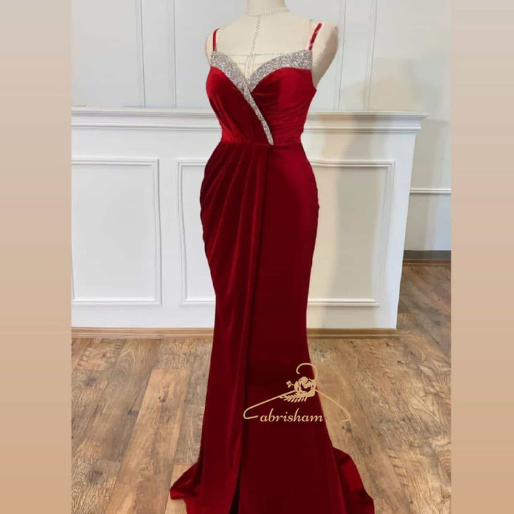 مجلسی مخمل زرشکی