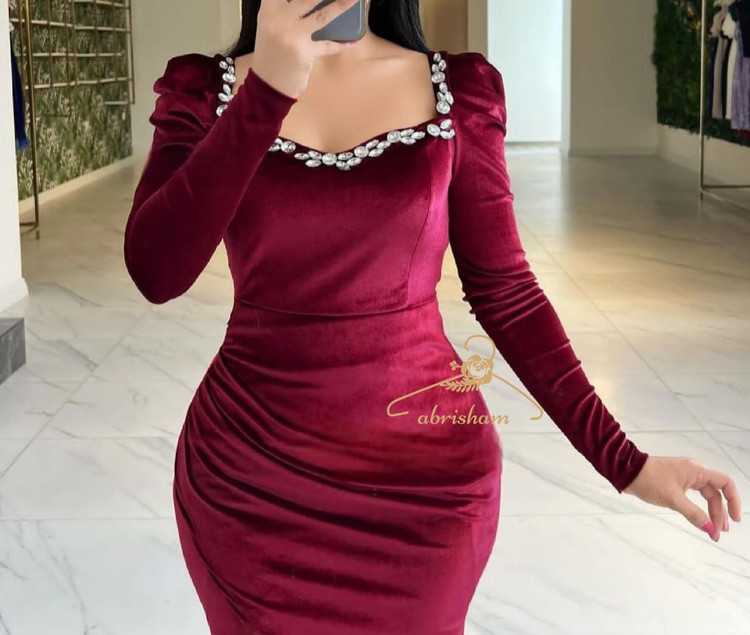 قیمت لباس شب مخمل