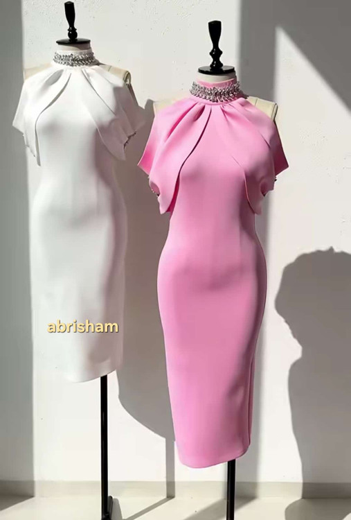 خرید لباس مجلسی کوتاه زنانه شیک