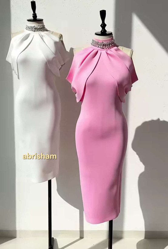 خرید لباس مجلسی کوتاه زنانه شیک