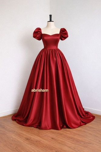 خرید لباس شب پفی سایزبزرگ